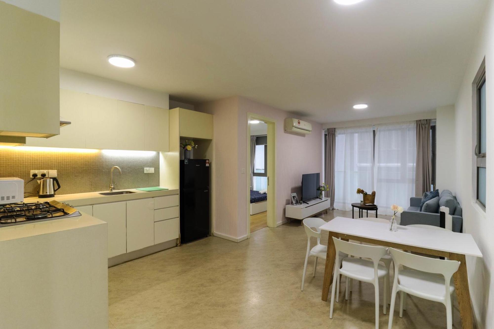 Heart Of Kl Near Bukit Bintang Mrt& Pavillion Kl 1 To 6pax Pangsapuri Kuala Lumpur