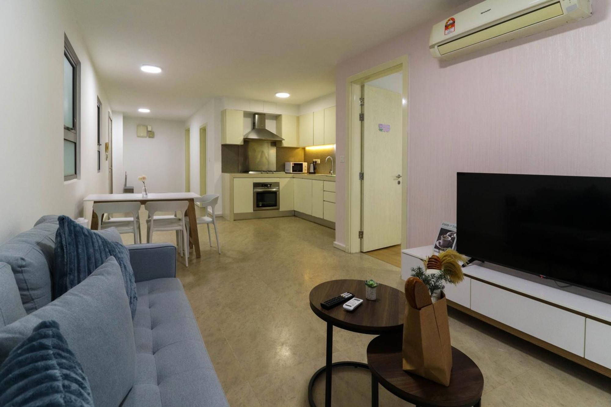 Heart Of Kl Near Bukit Bintang Mrt& Pavillion Kl 1 To 6pax Pangsapuri