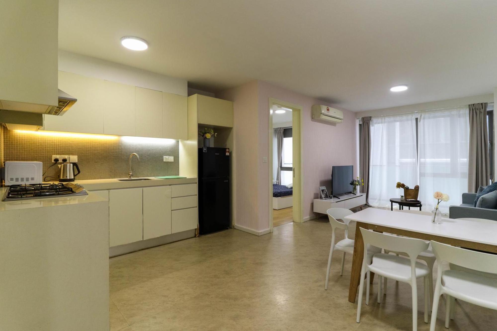 Pangsapuri Heart Of Kl Near Bukit Bintang Mrt& Pavillion Kl 1 To 6pax *